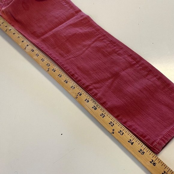 DL1961 Farrow Cropped High Rise Instasulpt Skinny Wine Colored Jeans Womens 29 - Picture 10 of 12